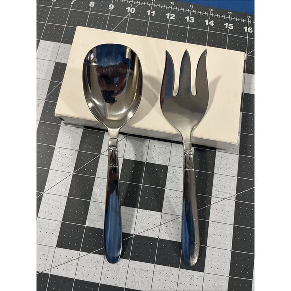 International‎ Stainless Creation 1 (2) Serving Utensils Flatware Casserole - Picture 1 of 7
